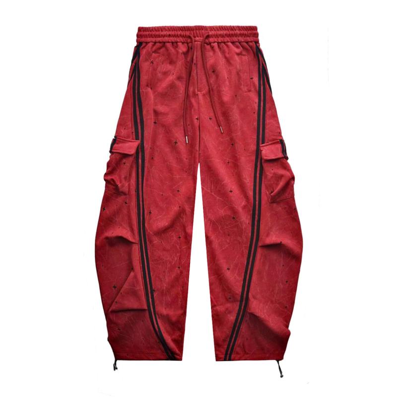 Women  Wide Leg Drawstring Joggers with Side Pockets