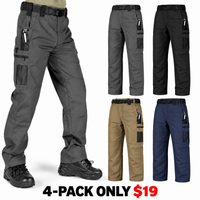 4-PACK ONLY $19 Includes: Gray + Black + Khaki + Navy Blue