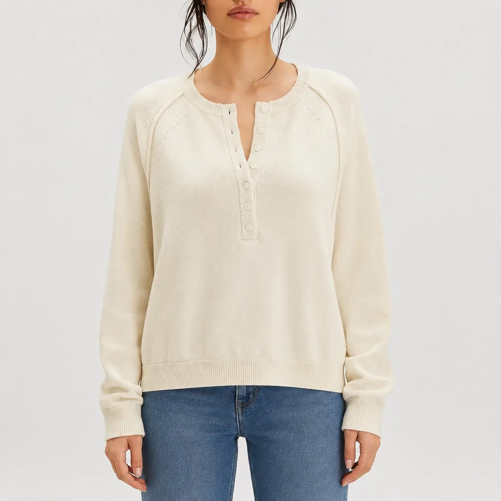 Womens Long Sleeve Kinitting Sweater Tops