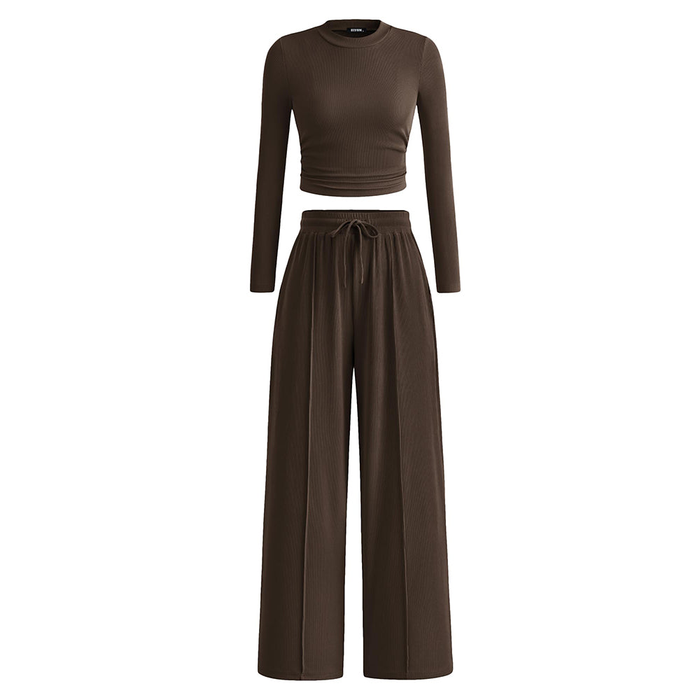 2-Piece Ribbed Knit Set Loungewear