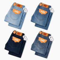 4er-Pack Hellblau + Mittelblau + Dunkelblau + Verwaschenes Blau