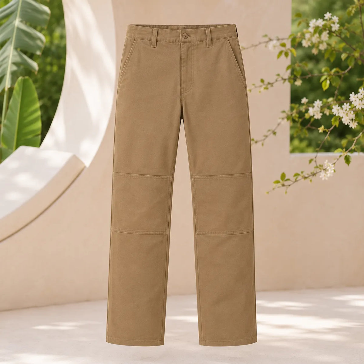 MEN’S DOUBLE KNEE STRAIGHT WORK PANTS