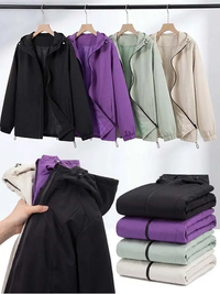 Black + Beige + Purple + Cyan