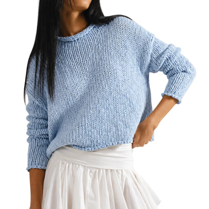 2026 Women Rollneck Chunky Knit Oversized Sweater