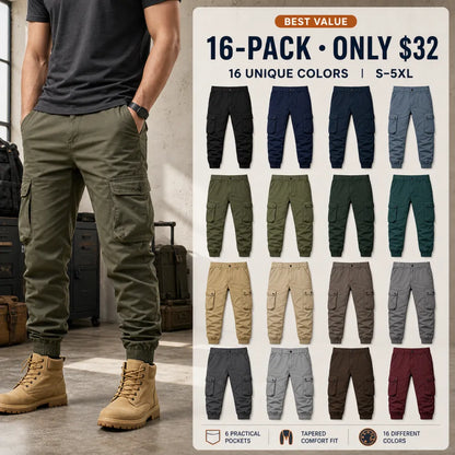 Men's Multi-Pocket Cargo Joggers
