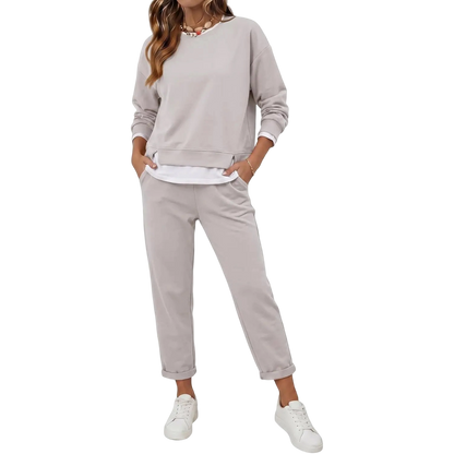 Women's Layering Crewneck Fleece Long