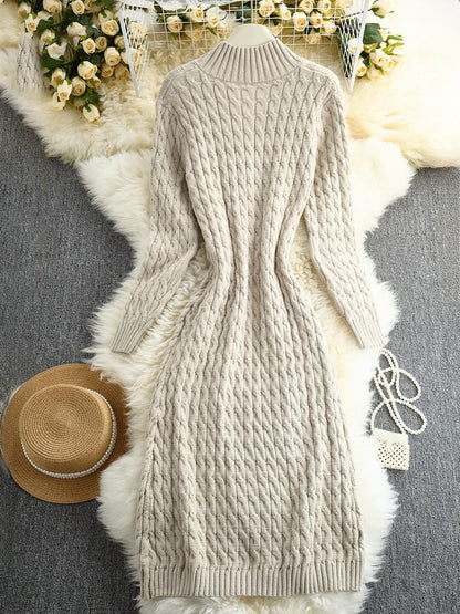 ⚡ Letzter Tag des Angebots – Damen-Longcardigan aus extrafeiner Merinowolle und Kaschmir mit Zopfmuster