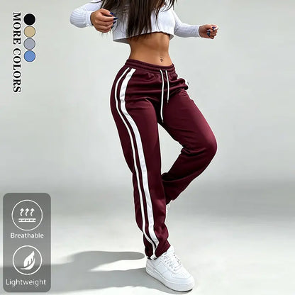 Women's Casual Side Stripe Jogger Pants
