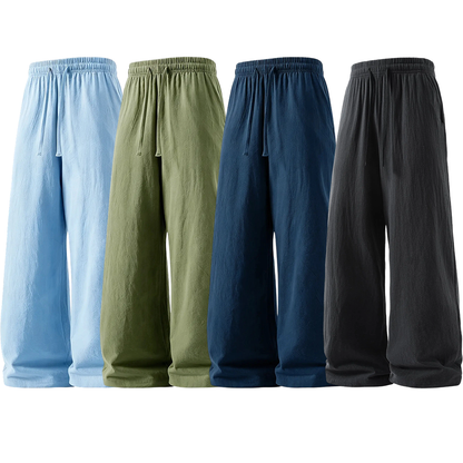 🔥 Last Chance! 7 Pieces for $30, Today Only! 🔥 Unisex Ultra-Soft Linen Cotton Pants – Loose Fit Non-Sheer Everyday Work Pants – Available in Both Men's & Women's Sizes!