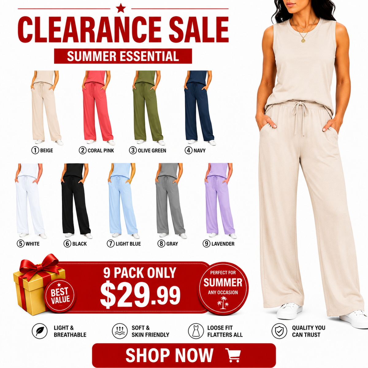 Women 2 Piece Set Sleeveless Sweatsuit Tracksuit