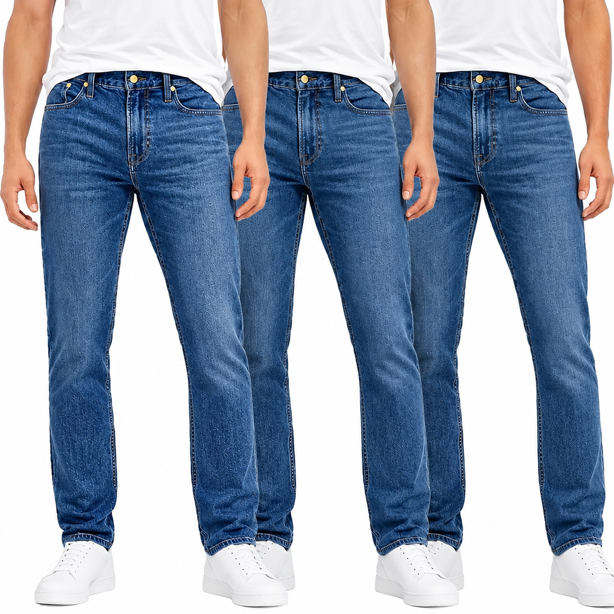 Flex-Stretch-Jeans mit Slim-Straight-Passform