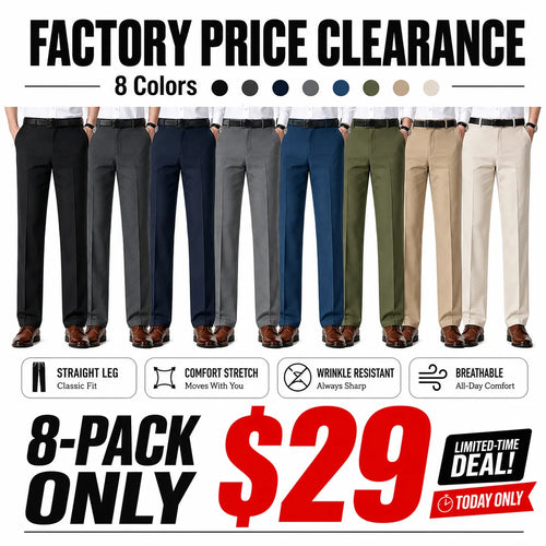2026Men's Classic Ice Silk High Waist Comfort Pants