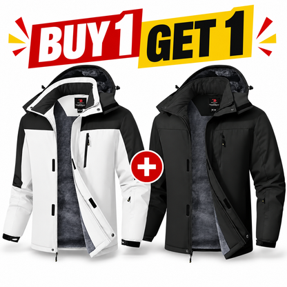 Men's Winter Ski Snow Jacket Waterproof Windproof Fleece Lined