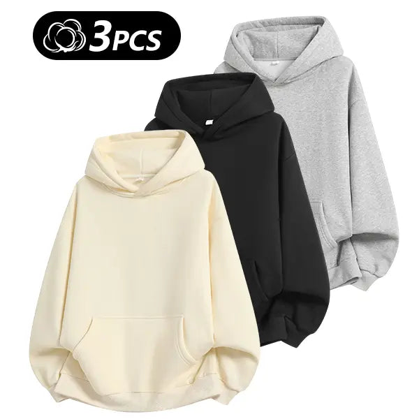 Men's Cotton Blend Pullover Hoodie