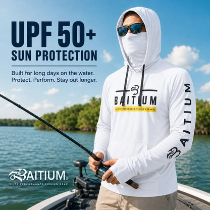 UPF 50 Sun Protection Long-Sleeve Hoodie (With Built-in Neck Gaiter)