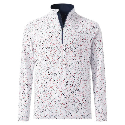 Men’s 1/4 Zip Printed Athletic Top