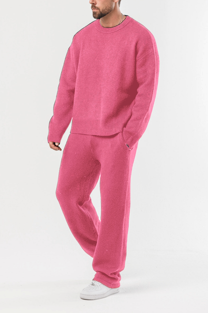 Men's Classic Knit Sweater Set – Everyday Comfort Outfit