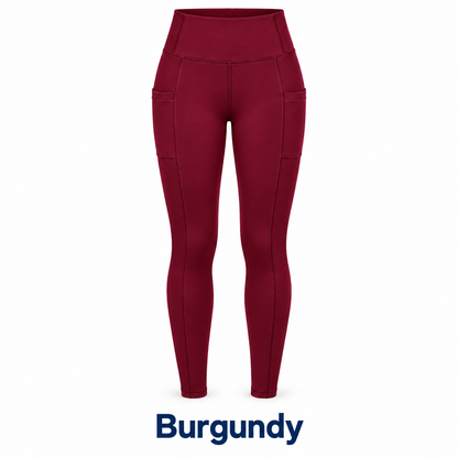 🍂 Women's High-Waist Fleece-Lined Pocket Leggings 🔥 Cozy Everyday Comfort | Clearance Bundle Deal