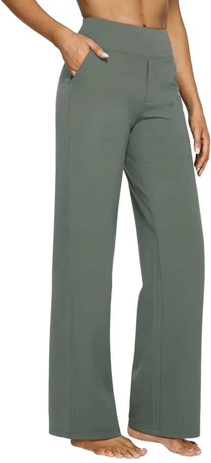 Loose High-Waist Business Casual Pants