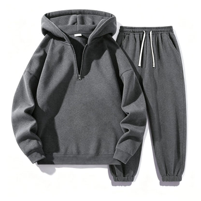 Men’s 2-Piece Vintage Knitted Tracksuit Set
