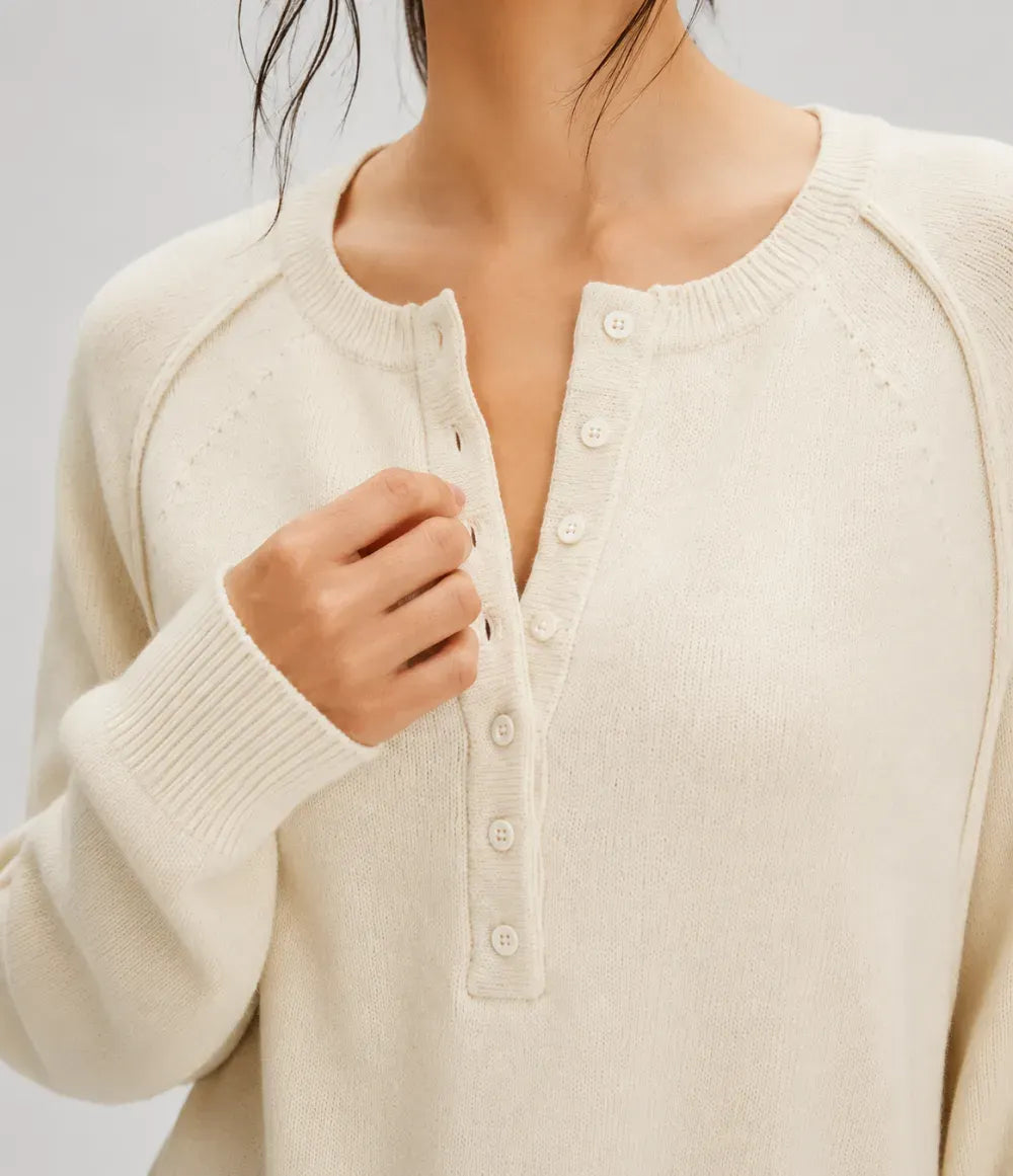 Womens Long Sleeve Kinitting Sweater Tops