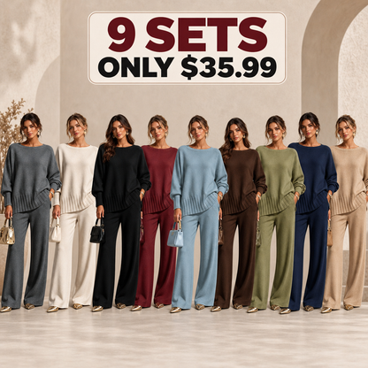 🤲New Arrivals🔥Hot Sale Soft Cashmere Casual Sweater Suit