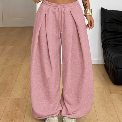 📢🎉50%Rabatt!!!🛍️✨Casual Pleated Wide-Leg Sweatpants for Women