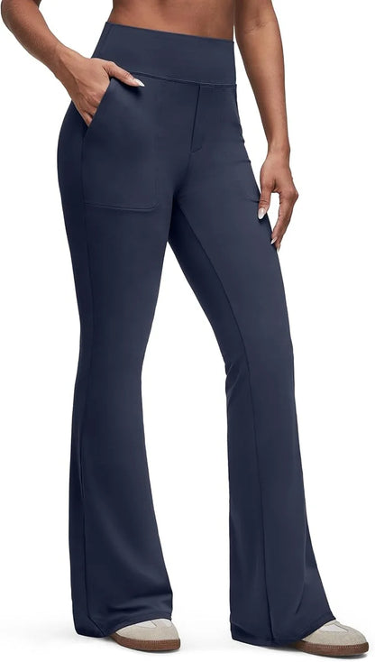 Women's High-Waisted Bootcut Flare Leggings