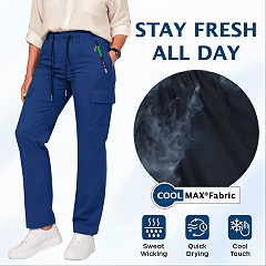 Women's Stretch Multi-Pocket Cargo Pants