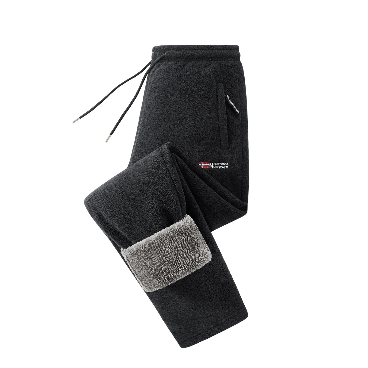 Men's Polar Fleece Thermal Athletic Pants with Thick Insulated Lining