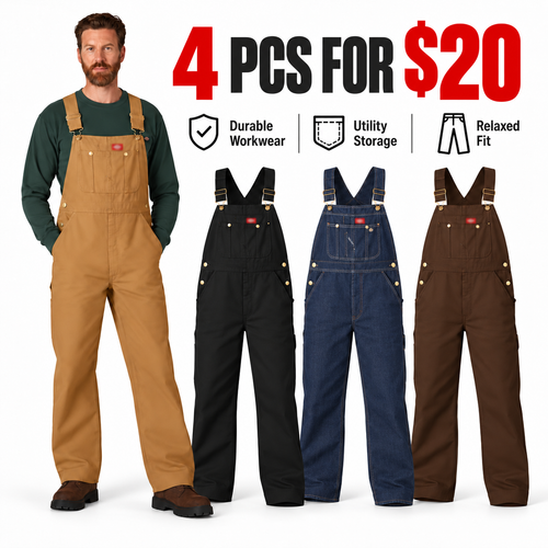 🔥LAST DAY CLERANCE🔥Men's Classic Bib Overalls - 4 PCS