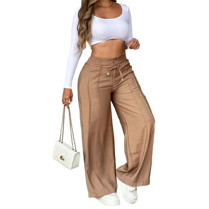Women's Wide Leg Casual Pants