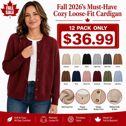 Fall 2026's Must-Have Cozy Loose-Fit Cardigan