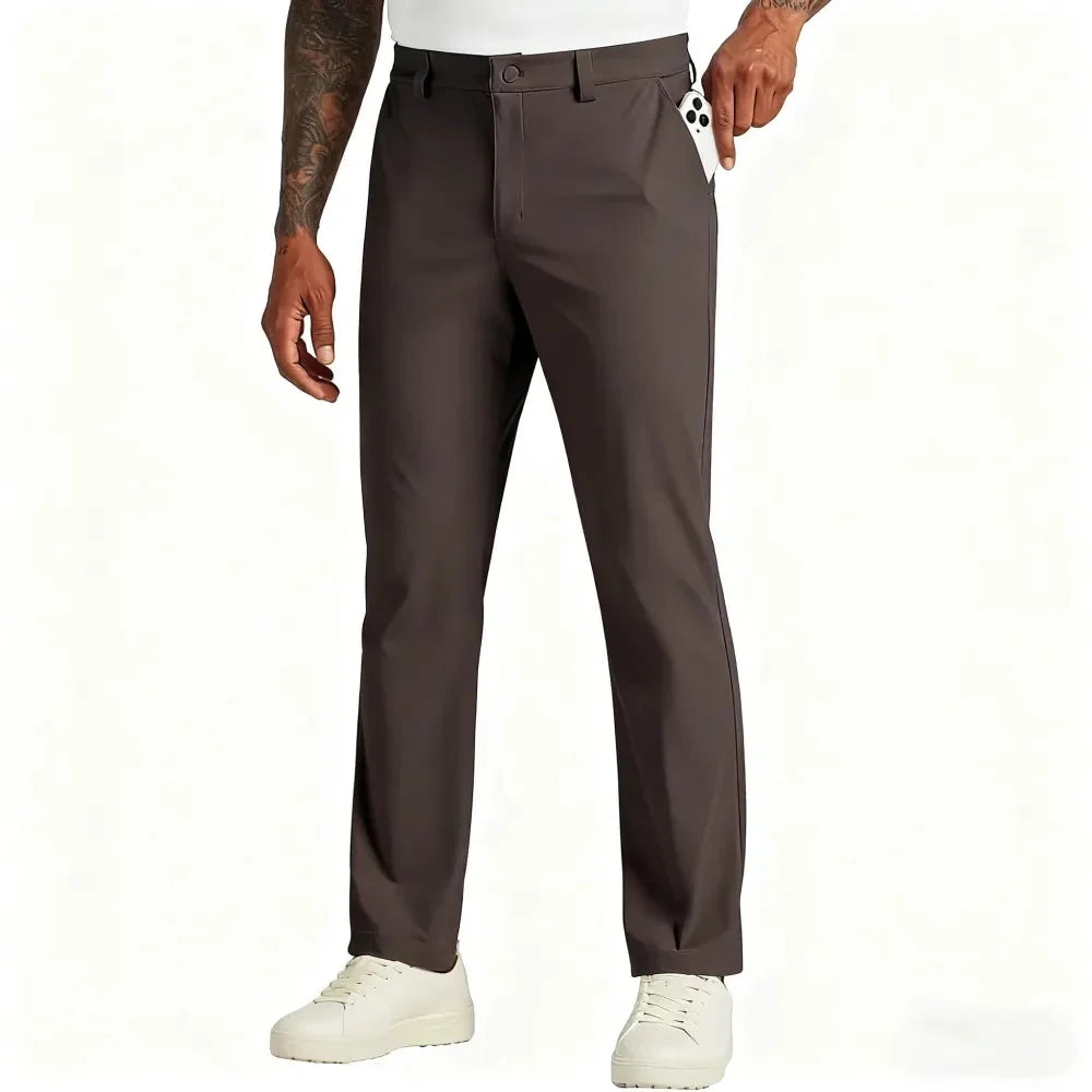 Men's Stretch Straight-Leg Golf Pants