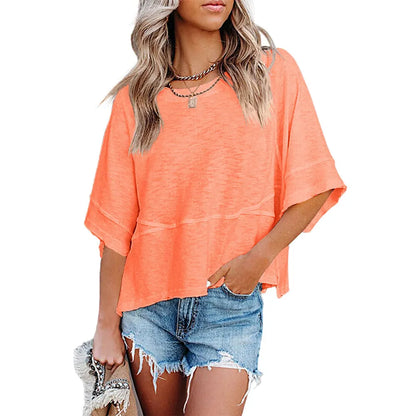 Women's Batwing Half Sleeve T-Shirts Tops