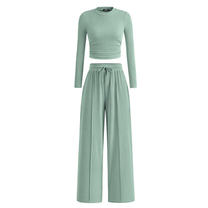 2-Piece Ribbed Knit Set Loungewear