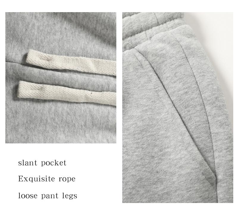Unisex Fleece Thermal Lined Sweatpants - Oversize Comfort