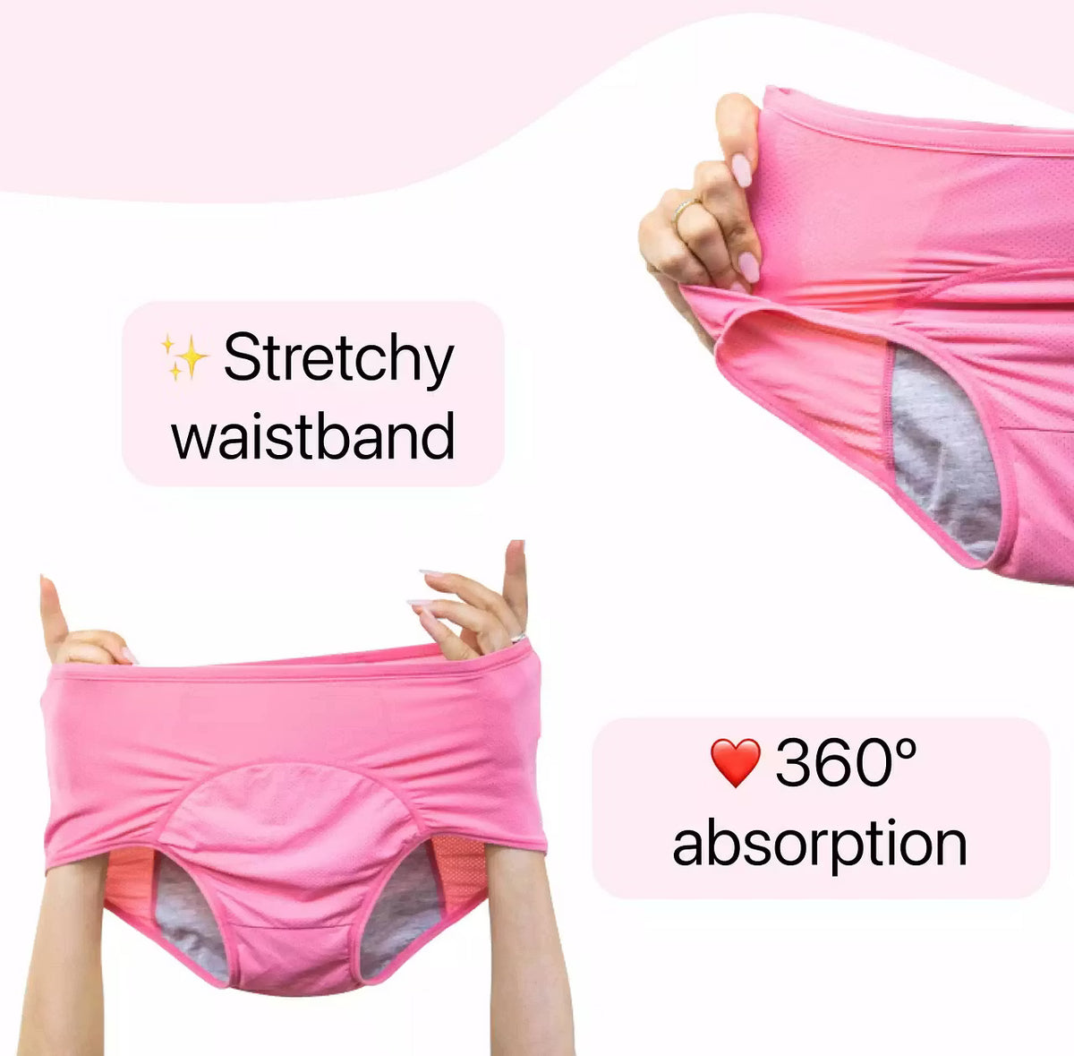 2026 Best Seller Women’s Comfort Support Bra & Leakproof High-Waist Panty Set