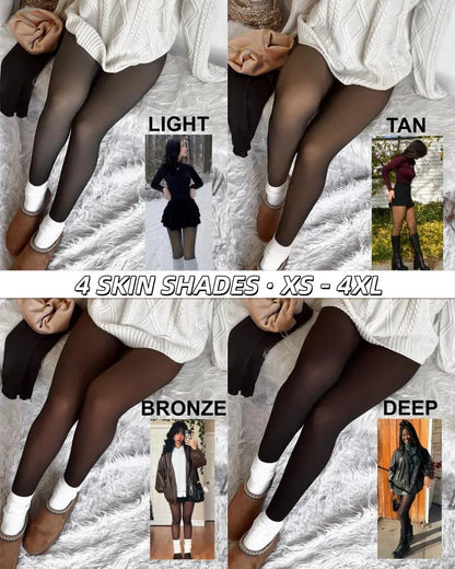 Magische Thermo-Leggings mit Fleece-Futter