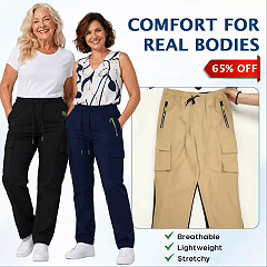 Women's Stretch Multi-Pocket Cargo Pants