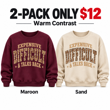 10-PACK ONLY $2410 colors. ---✨ Everyday Leopard Graphic Sweatshirt