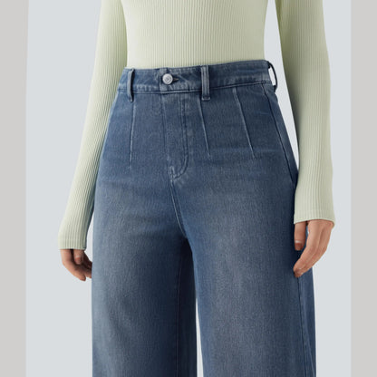 🤲⏰ TODAY ONLY - High Waisted Tummy Control Wide Leg Jeans