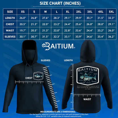 UPF 50 Sun Protection Long-Sleeve Hoodie (With Built-in Neck Gaiter)