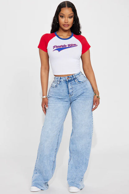 So Valid Stretch Wide Leg Jeans