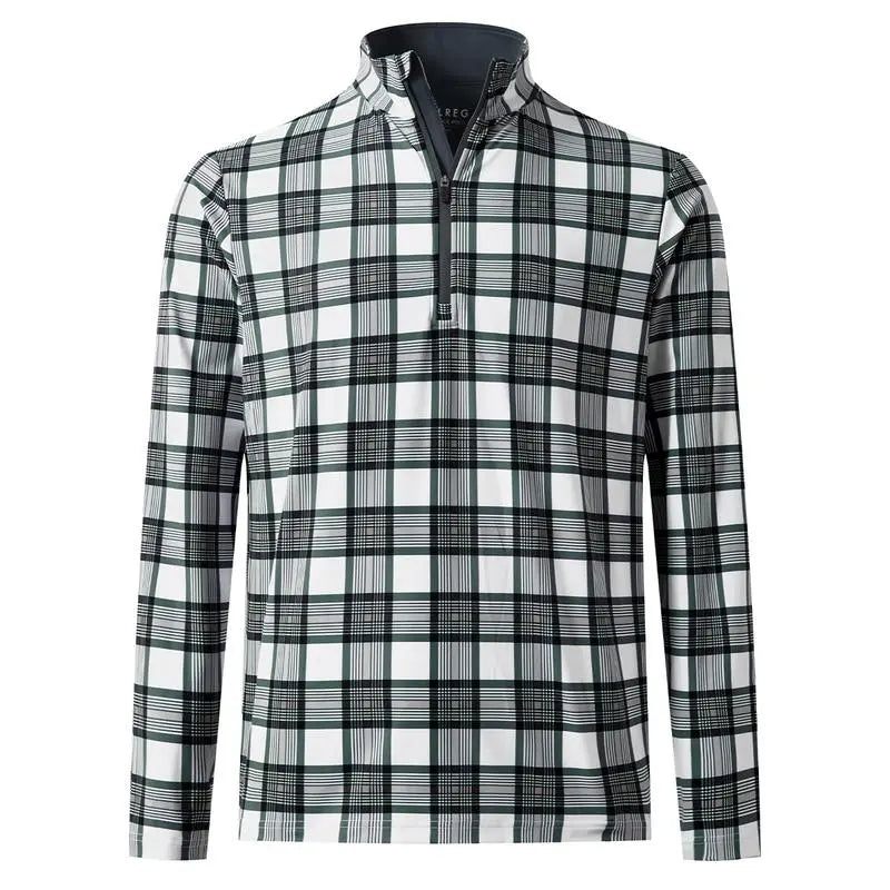 Men’s 1/4 Zip Printed Athletic Top