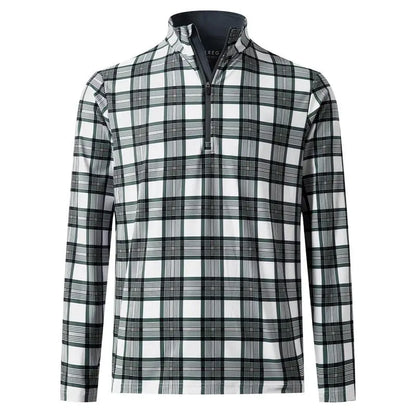 Men’s 1/4 Zip Printed Athletic Top