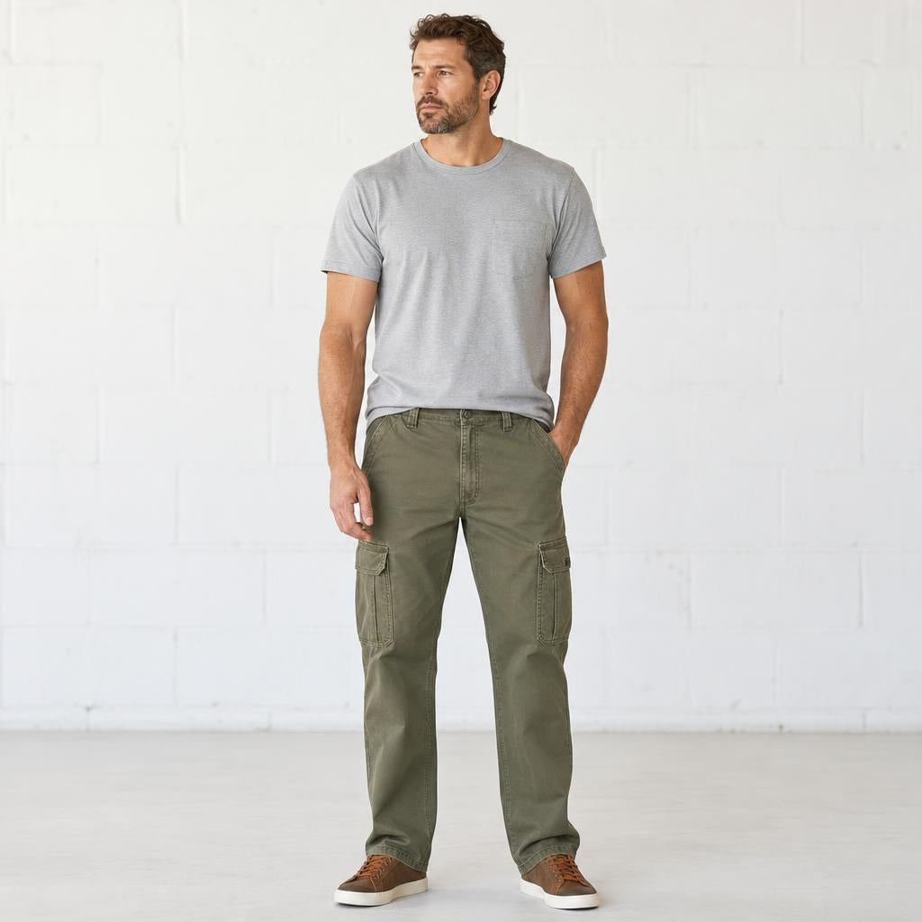 Men's Straight Leg Cargo Pants