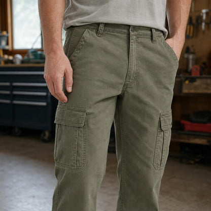 Men's Straight Leg Cargo Pants