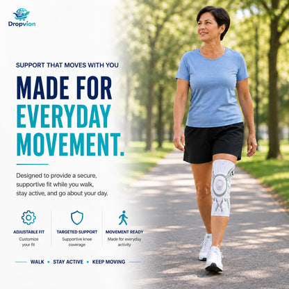 Adjustable Knee Brace – Compression Support & Stabilizer