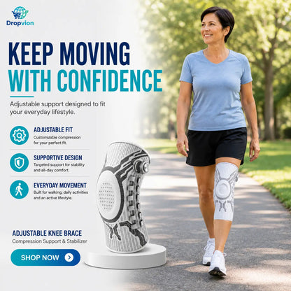 Adjustable Knee Brace – Compression Support & Stabilizer